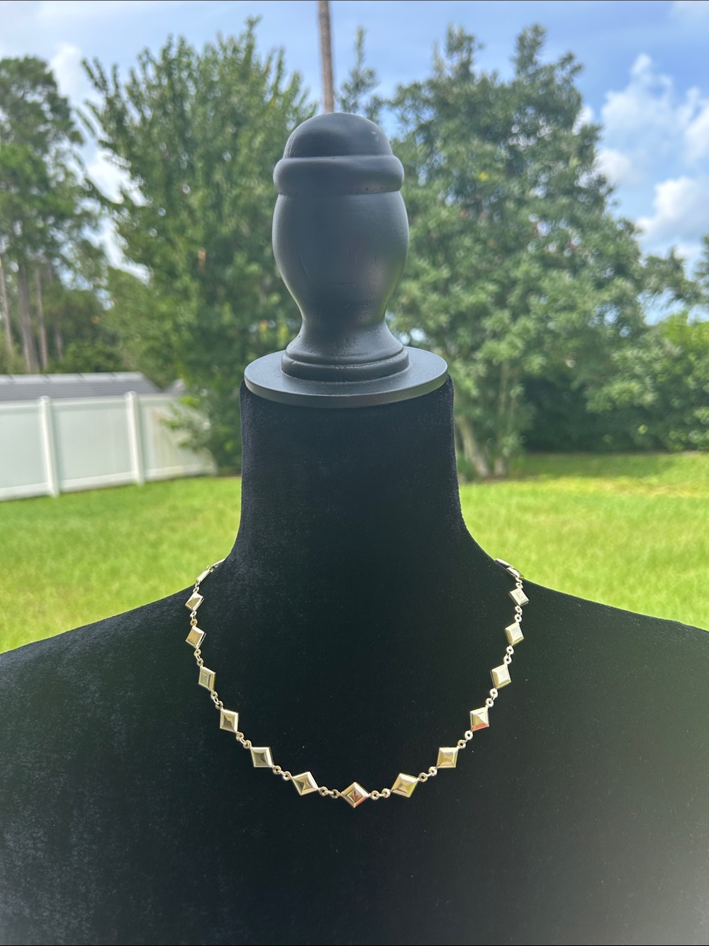 New gold adjustable necklace